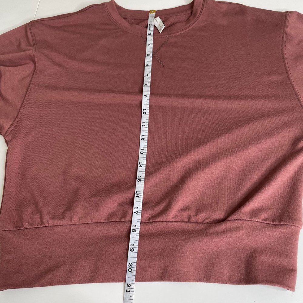 Gentle Fawn Ava Pullover Crop Top Auburn Soft Balloon Sleeve Knit - Picture 10 of 12